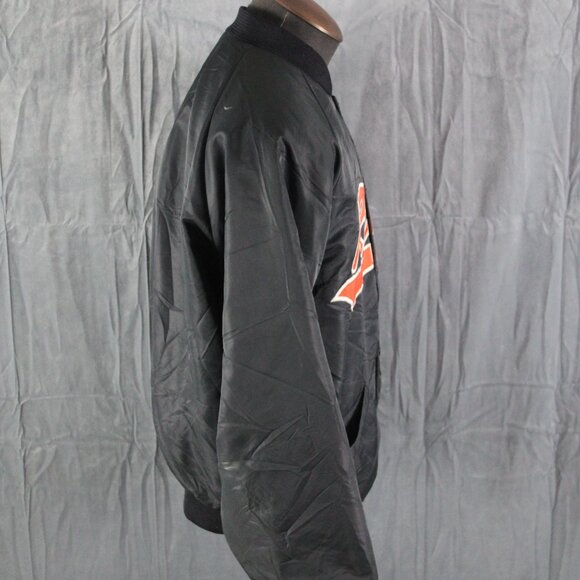 Vitnage Bomber Baseball Jacket - Rebels Fastball 3 Script Men's XL - Picture 6 of 7